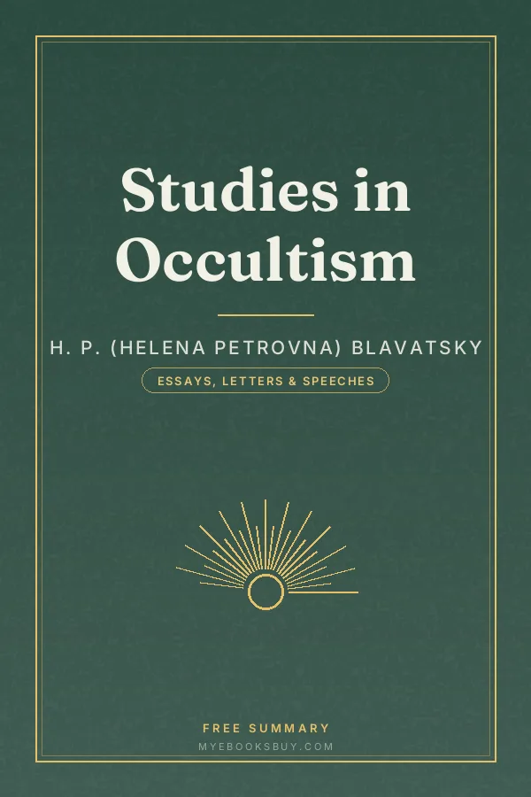 Cover of Studies in Occultism