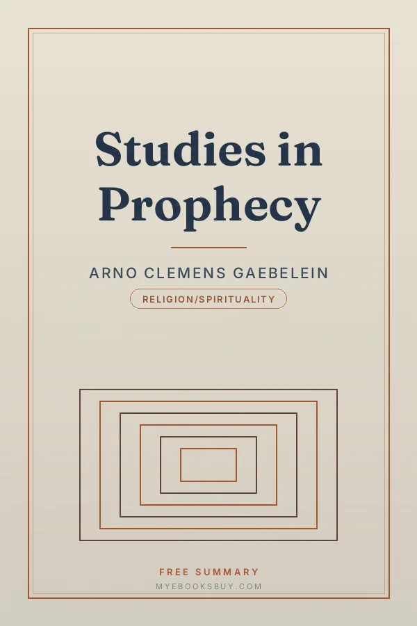 Cover of Studies in Prophecy