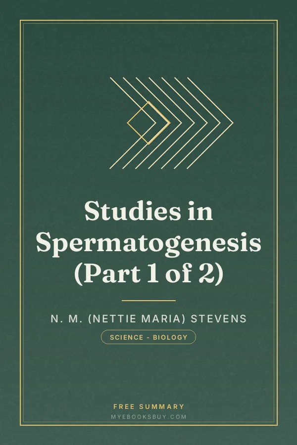 Cover of Studies in Spermatogenesis (Part 1 of 2)