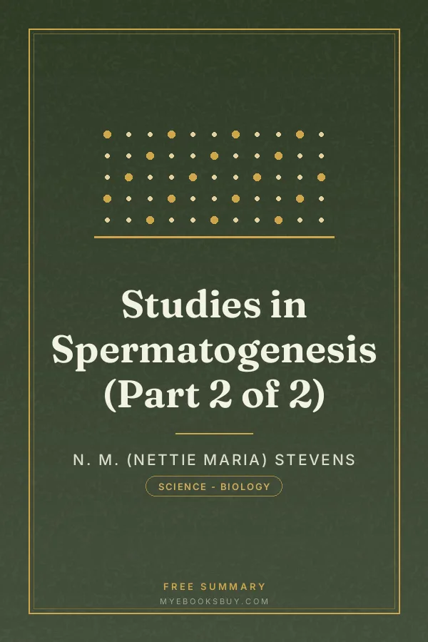 Cover of Studies in Spermatogenesis (Part 2 of 2)
