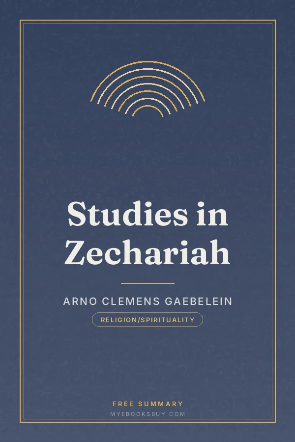 Cover of Studies in Zechariah