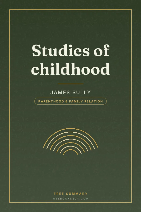 Cover of Studies of childhood