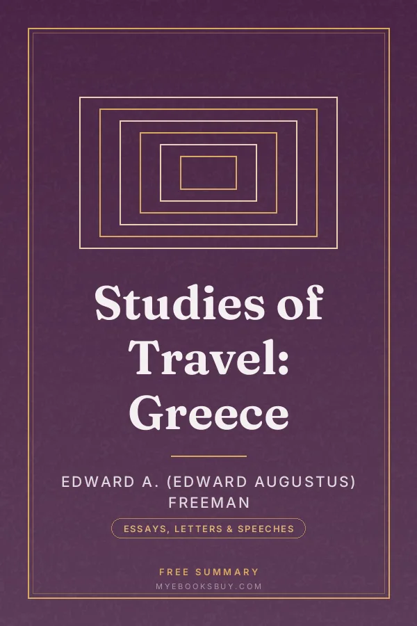Cover of Studies of Travel: Greece