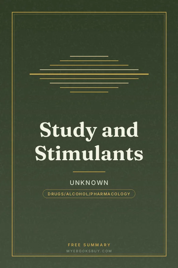 Cover of Study and Stimulants