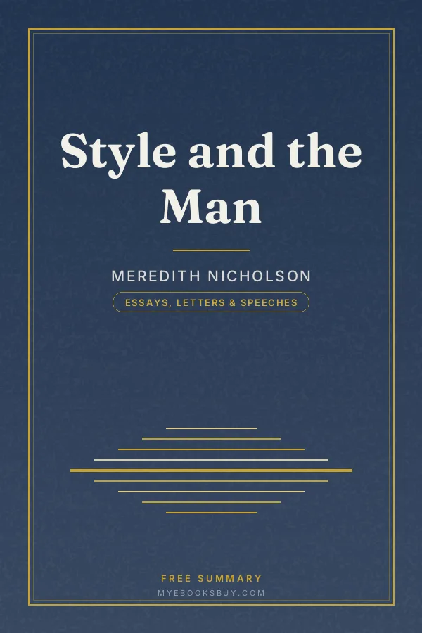 Cover of Style and the Man
