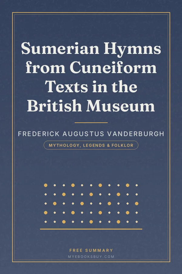 Cover of Sumerian Hymns from Cuneiform Texts in the British Museum