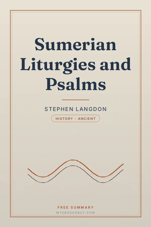 Cover of Sumerian Liturgies and Psalms