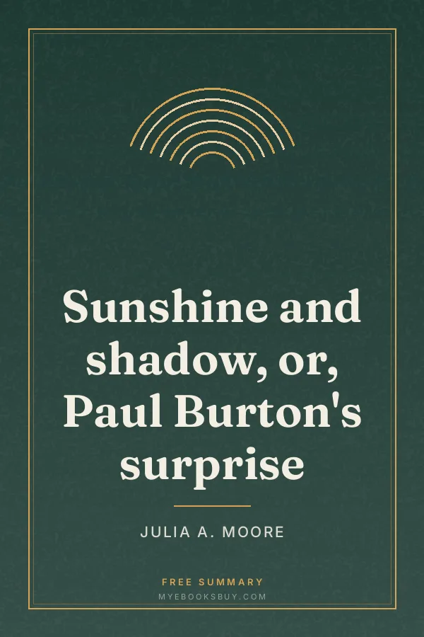 Cover of Sunshine and shadow, or, Paul Burton's surprise