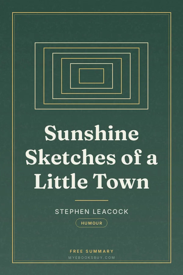 Cover of Sunshine Sketches of a Little Town