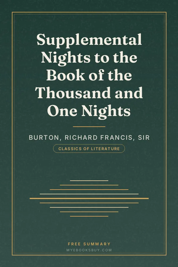 Cover of Supplemental Nights to the Book of the Thousand and One Nights