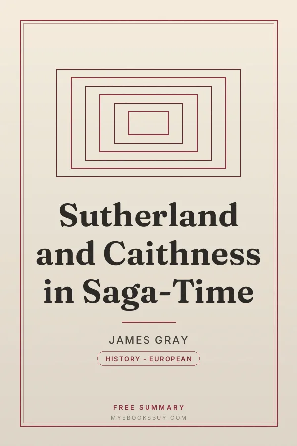 Cover of Sutherland and Caithness in Saga-Time