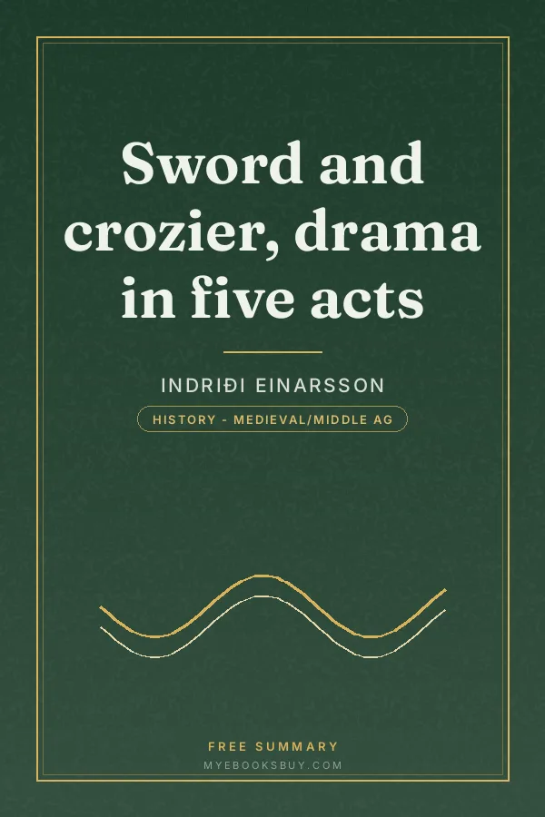 Cover of Sword and crozier, drama in five acts