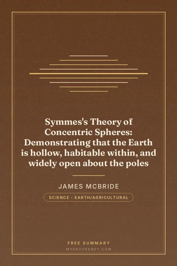 Cover of Symmes's Theory of Concentric Spheres: Demonstrating that the Earth is hollow, habitable within, and widely open about the poles