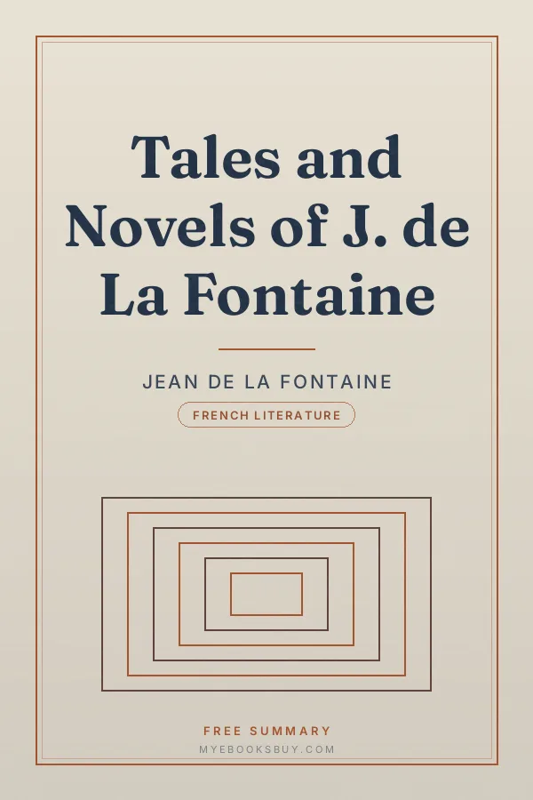 Cover of Tales and Novels of J. de La Fontaine