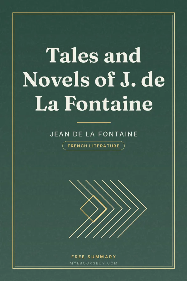 Cover of Tales and Novels of J. de La Fontaine