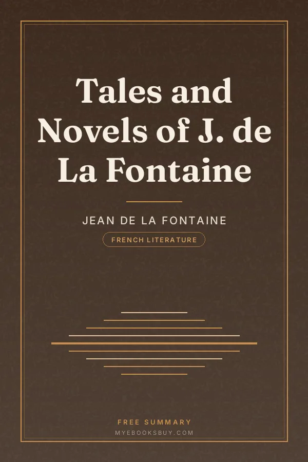 Cover of Tales and Novels of J. de La Fontaine