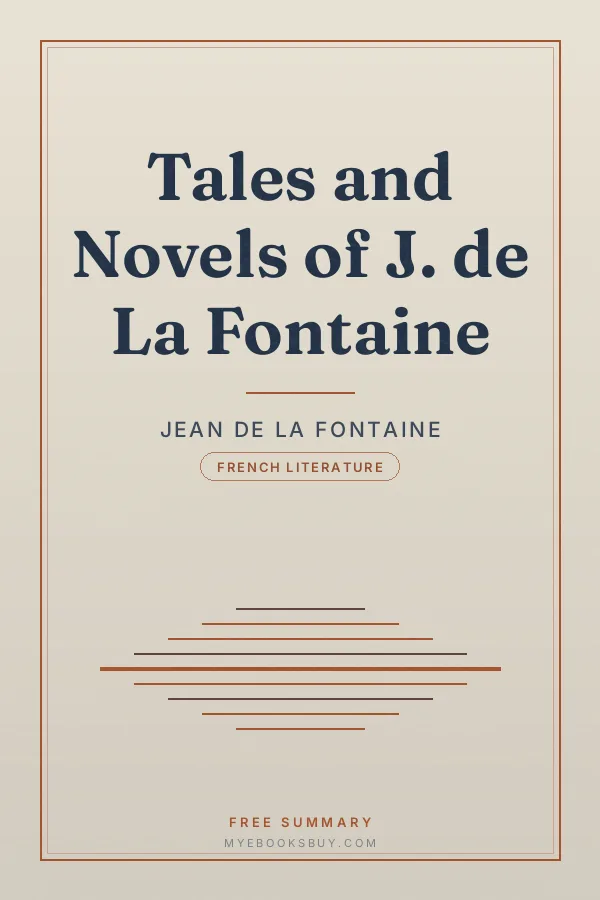 Cover of Tales and Novels of J. de La Fontaine