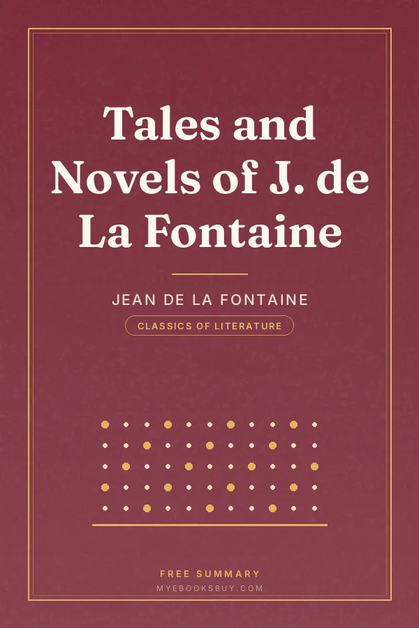 Cover of Tales and Novels of J. de La Fontaine