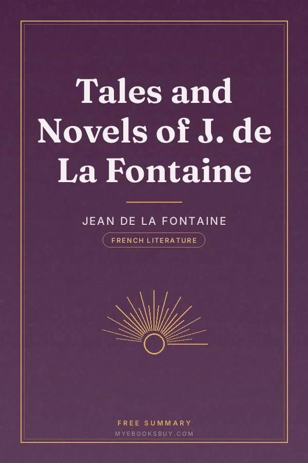 Cover of Tales and Novels of J. de La Fontaine