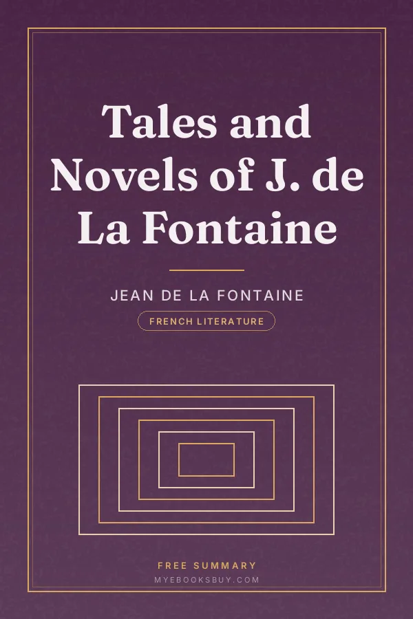 Cover of Tales and Novels of J. de La Fontaine