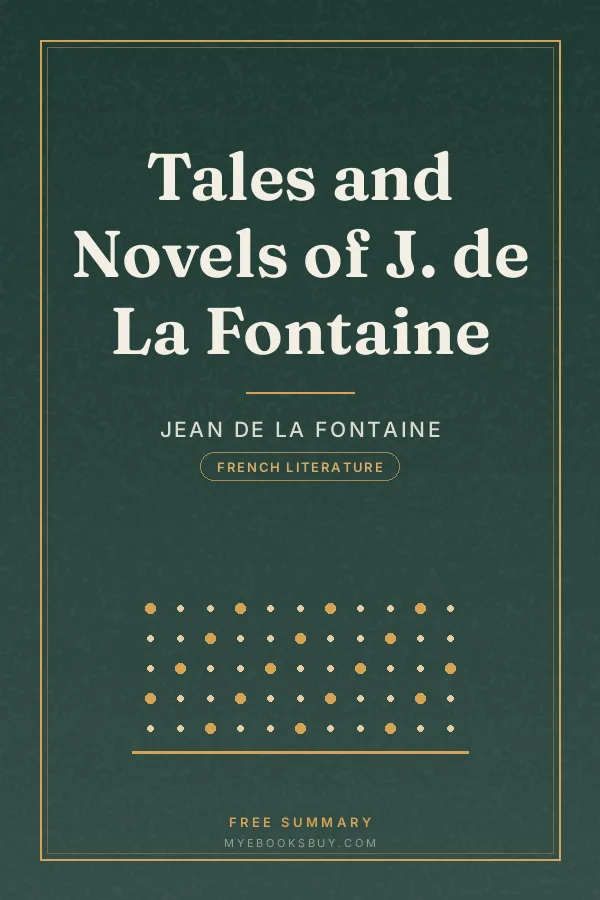 Cover of Tales and Novels of J. de La Fontaine