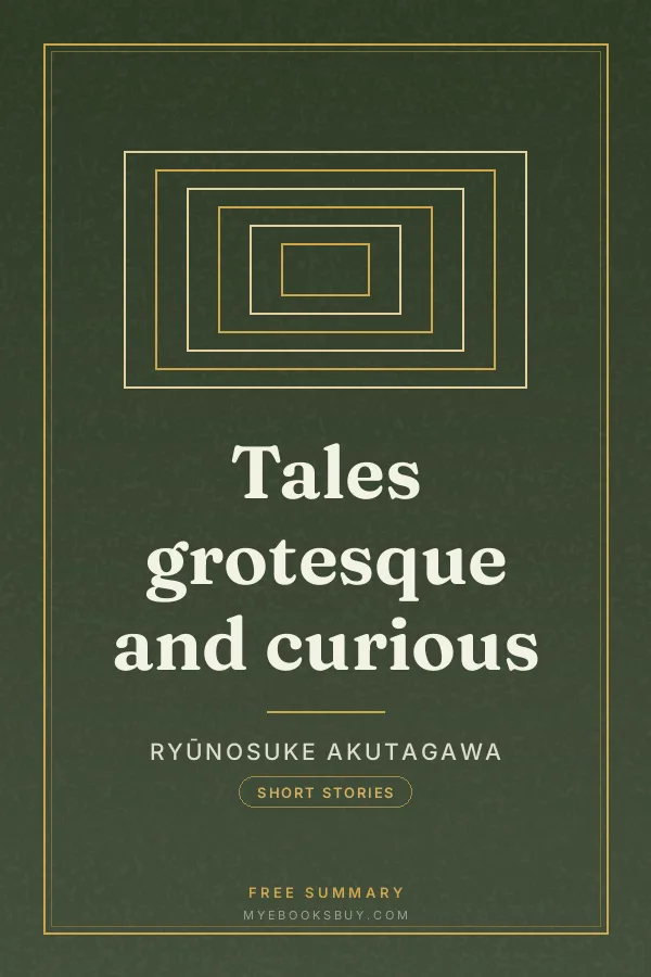 Cover of Tales grotesque and curious