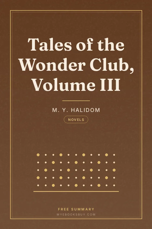 Cover of Tales of the Wonder Club, Volume III
