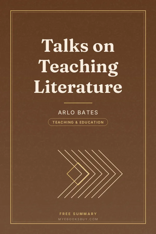 Cover of Talks on Teaching Literature