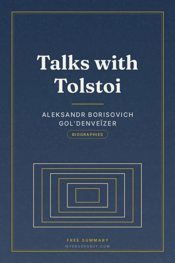 Cover of Talks with Tolstoi