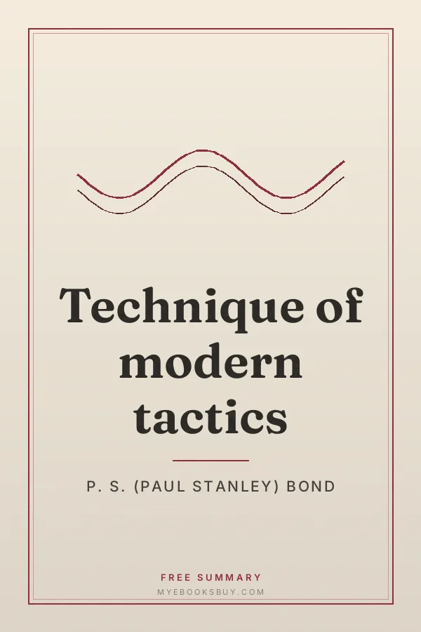 Cover of Technique of modern tactics