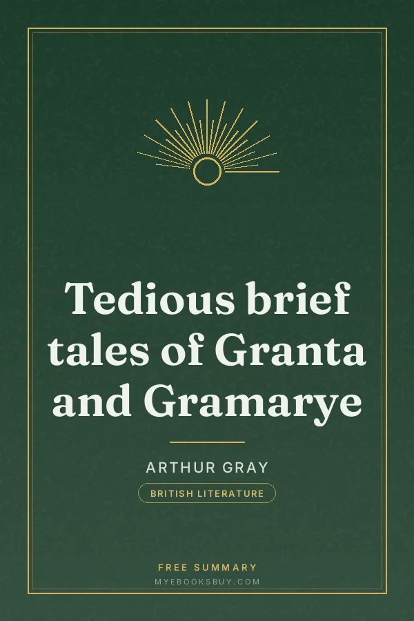 Cover of Tedious brief tales of Granta and Gramarye
