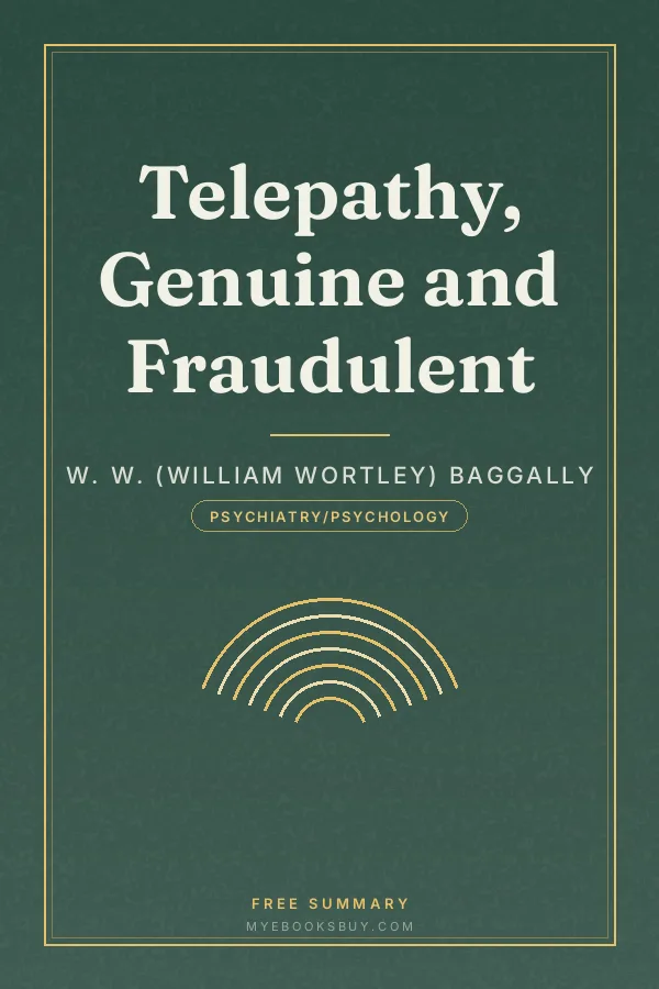 Cover of Telepathy, Genuine and Fraudulent