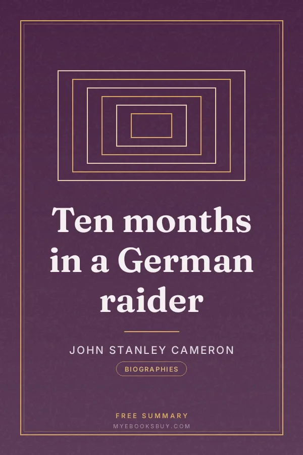 Cover of Ten months in a German raider