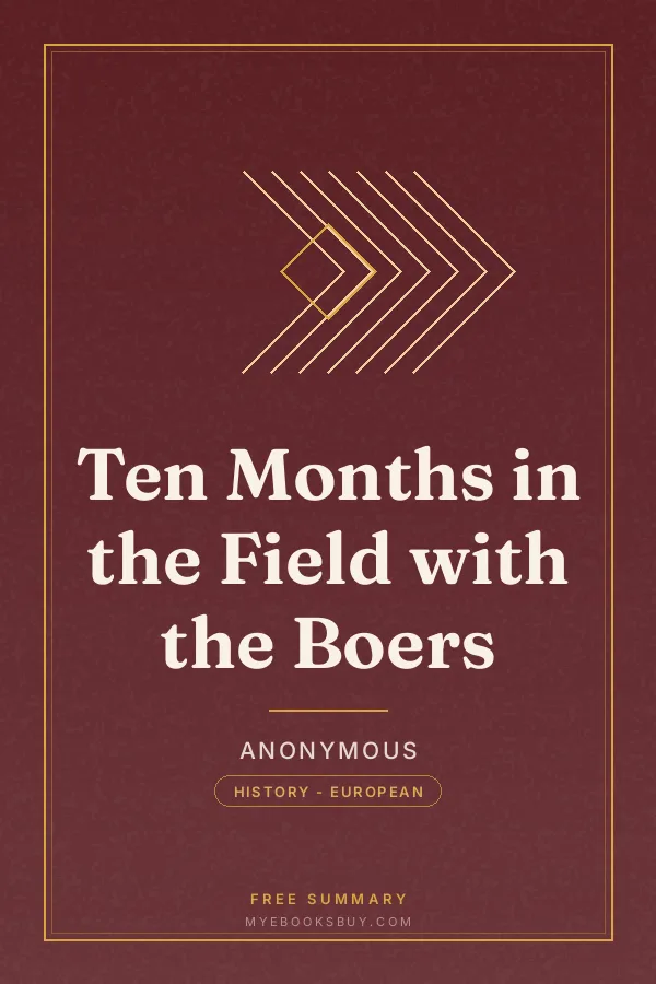 Cover of Ten Months in the Field with the Boers