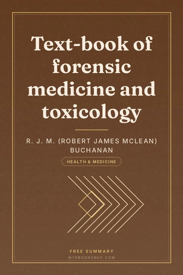 Cover of Text-book of forensic medicine and toxicology