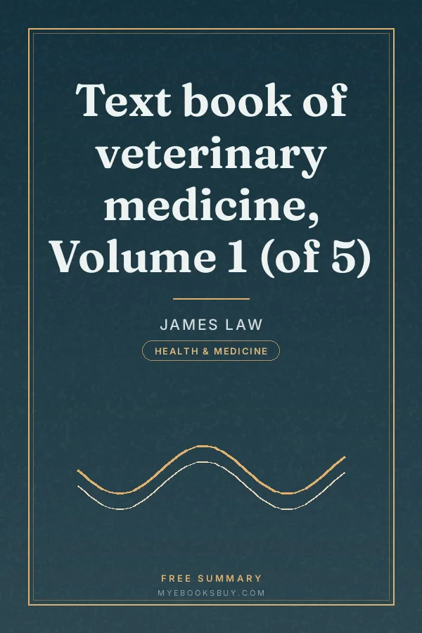 Cover of Text book of veterinary medicine, Volume 1 (of 5)