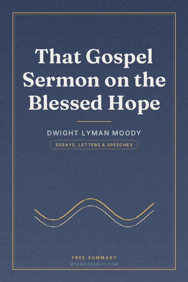 Cover of That Gospel Sermon on the Blessed Hope