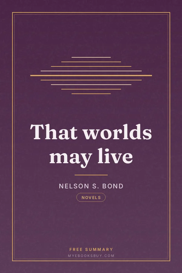 Cover of That worlds may live