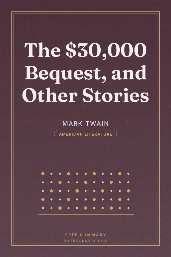 Cover of The $30,000 Bequest, and Other Stories