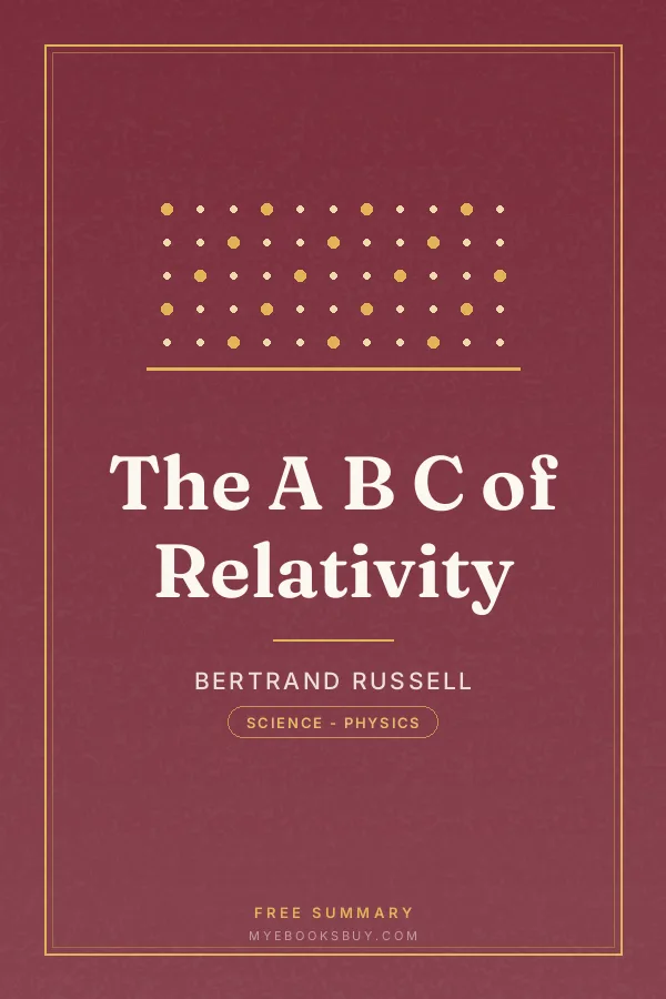 Cover of The A B C of Relativity