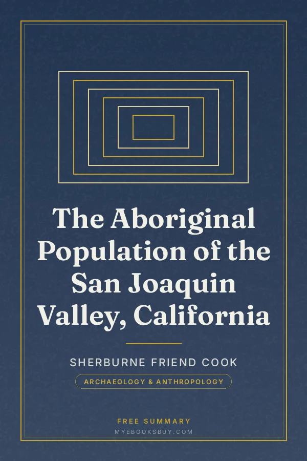 Cover of The Aboriginal Population of the San Joaquin Valley, California