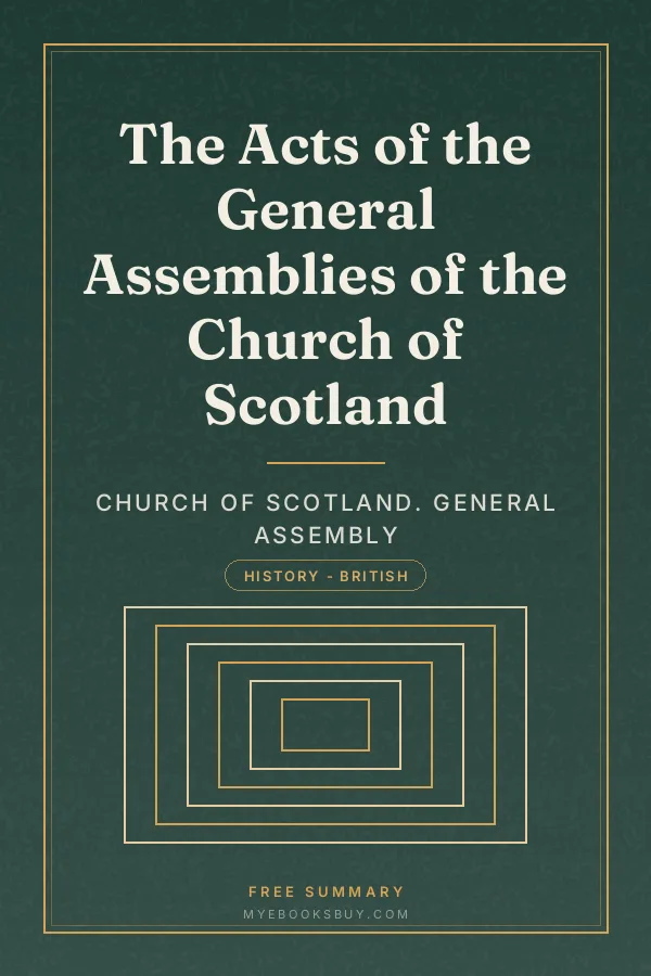 Cover of The Acts of the General Assemblies of the Church of Scotland