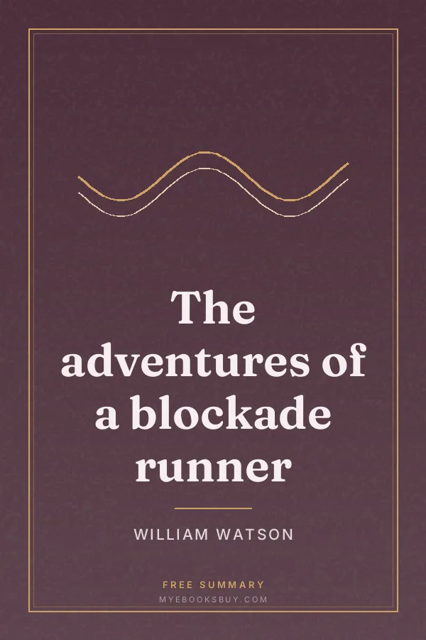 Cover of The adventures of a blockade runner