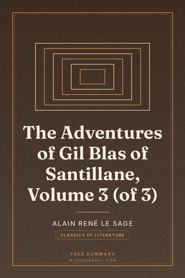 Cover of The Adventures of Gil Blas of Santillane, Volume 3 (of 3)