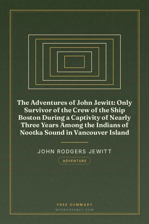 Cover of The Adventures of John Jewitt: Only Survivor of the Crew of the Ship Boston During a Captivity of Nearly Three Years Among the Indians of Nootka Sound in Vancouver Island