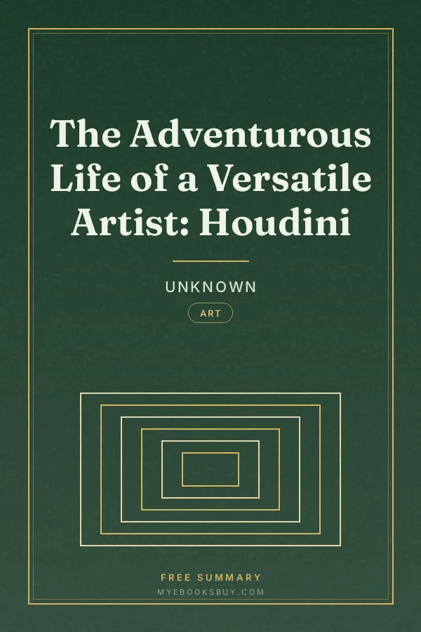 Cover of The Adventurous Life of a Versatile Artist: Houdini