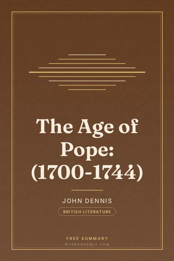 Cover of The Age of Pope: (1700-1744)