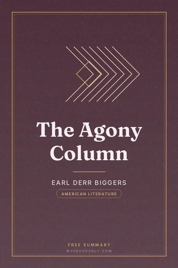 Cover of The Agony Column