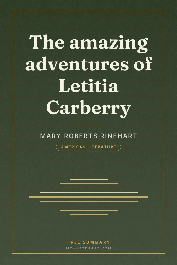 Cover of The amazing adventures of Letitia Carberry