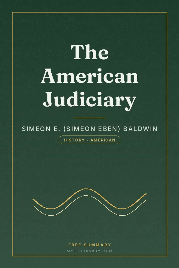Cover of The American Judiciary